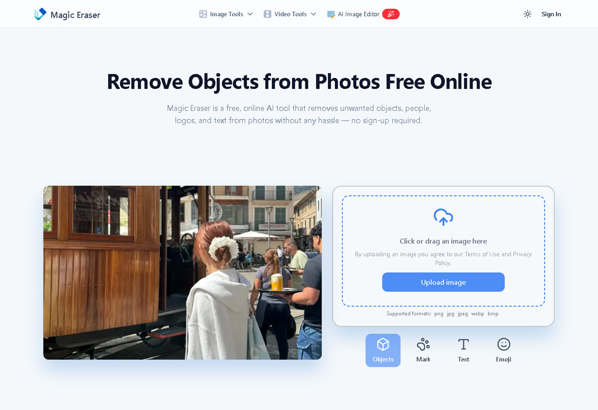 Magic Eraser: rimuovi oggetti dalle foto, gratis